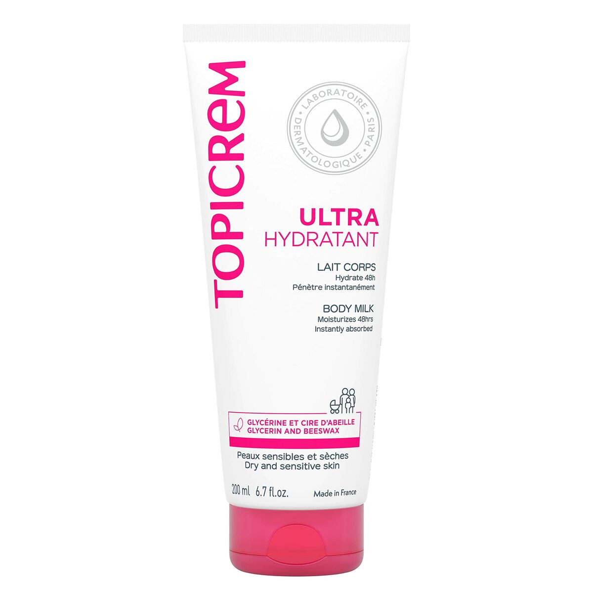 Niisutav kehapiim Topicrem 200 ml